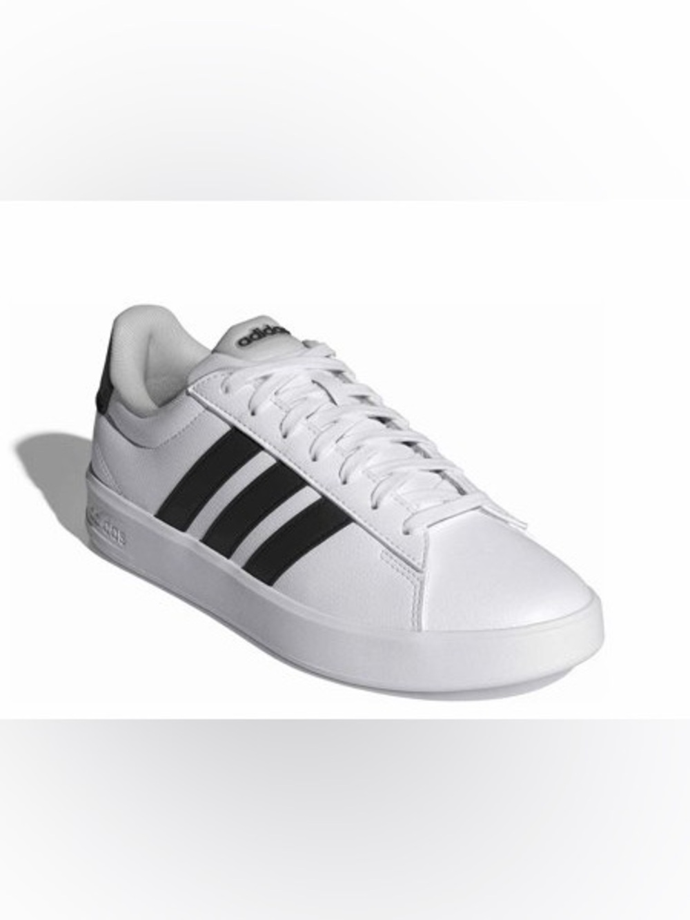 Adidas Cloudfoam sneakers White Low-Top Court Sneaker Sz 8 streetwear